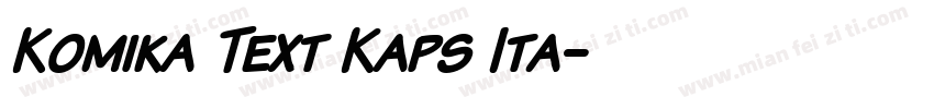 Komika Text Kaps Ita字体转换